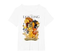 Disney T-shirt graphique du Roi Lion Pride Land T-Shirt, Femme Grandes tailles, Blanc, 1X