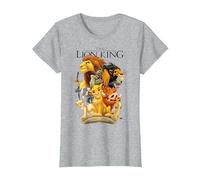 Disney T-shirt graphique du Roi Lion Pride Land T-Shirt, Femme, Gris Chiné, S