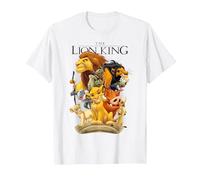 Disney T-shirt graphique du Roi Lion Pride Land T-Shirt, Homme, Blanc, L