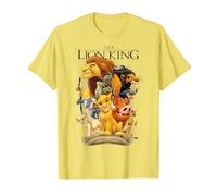 Disney T-shirt graphique du Roi Lion Pride Land T-Shirt, Homme, Citron, S