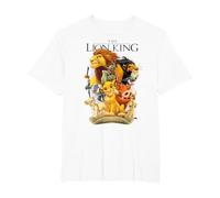Disney T-shirt graphique du Roi Lion Pride Land T-Shirt, Homme Grandes tailles, Blanc, 6X Tall