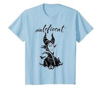 Disney T-shirt graphique La Belle au bois dormant Maléfique T-Shirt, Enfant, Bleu Céleste, 6 ans