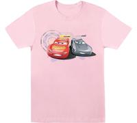 Disney - T-shirt Hommes "Cars Lightning Vs Storm" BI17564 (L) (Baby Pink)