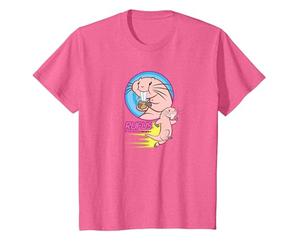 Disney T-shirt Kim Possible Rufus to the Rescue T-Shirt, Enfant, Rose Chiné, 4 ans