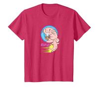 Disney T-shirt Kim Possible Rufus to the Rescue T-Shirt, Enfant, Rouge Chiné, 4 ans
