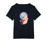 Disney T-shirt Kim Possible Rufus to the Rescue T-Shirt, Femme Grandes tailles, Noir, 4X