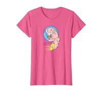 Disney T-shirt Kim Possible Rufus to the Rescue T-Shirt, Femme, Rose Chiné, M