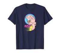 Disney T-shirt Kim Possible Rufus to the Rescue T-Shirt, Homme, Bleu Marine, 3XL