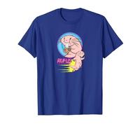 Disney T-shirt Kim Possible Rufus to the Rescue T-Shirt, Homme, Bleu Royal, 3XL