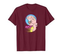 Disney T-shirt Kim Possible Rufus to the Rescue T-Shirt, Homme, Marron, M
