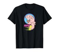 Disney T-shirt Kim Possible Rufus to the Rescue T-Shirt, Homme, Noir, 5XL
