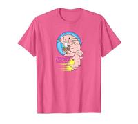 Disney T-shirt Kim Possible Rufus to the Rescue T-Shirt, Homme, Rose Chiné, M