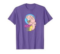 Disney T-shirt Kim Possible Rufus to the Rescue T-Shirt, Homme, Violet Chiné, L