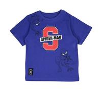 Disney T- Shirt Manches Courtes Garçon Spiderman, Violet, 5 Ans Mixte Enfant