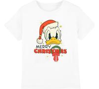 Disney - T-shirt "Merry Christmas" pour enfants TV3876 (152-158) (Blanc)