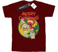 Disney - T-shirt "Merry Christmas" pour garçon BI28068 (140-146) (Bourgogne)