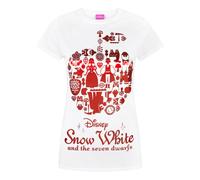Disney - T-shirt métallisé ´Snow White and the Seven Dwarfs´ - Femme (NS4282)