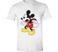 Mickey Mouse - Shocking Face Men T-Shirt - White - XL