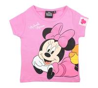 Disney T-Shirt Minnie Mouse Fille - Haut Mignon et Tendance pour Un Look Adorable - Taille 6 Ans - Rose