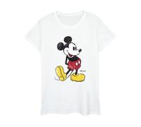 Disney - T-shirt motif Mickey Mouse motif/style Coup de pied - Femme (BI30951)