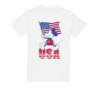 Disney - T-shirt motif Mickey Mouse USA - Homme (TV5258)
