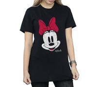 Disney - T-shirt motif Minnie Mouse style usé- Femme (BI1160)