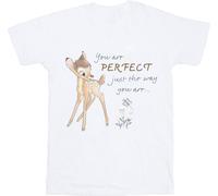 Disney - T-shirt pour filles "Perfect Just The Way You Are" BI15012 (128) (Blanc)
