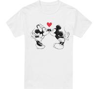 Disney - T-shirt pour homme - Saint-Valentin TV3754 (XL) (Blanc)