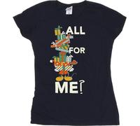Disney - T-shirt "Presents All For Me" pour femme BI33886 (L) (Bleu marine)