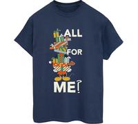Disney - T-shirt "Presents All For Me" pour femme BI39295 (S) (Bleu marine)
