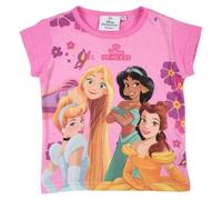 Disney T- Shirt Princesse, Rose Fonce, 4 Ans Mixte Enfant