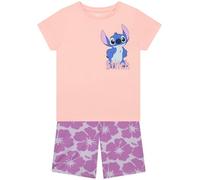 Disney T Shirt Stitch Et Short Enfant, Stitch Vetement Fille, Shorts Et T-Shirt Fille, Multicolore9-10 ans