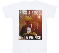 Disney - T-shirt "The Muppets Kiss A Frog Get A Prince" pour femme BI41191 (M) (blanc)