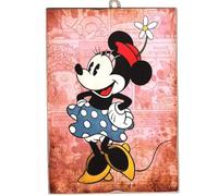 Disney Tableau Minnie Mouse série de dessin animé de collection Impression sur bois 18 x 25 cm.