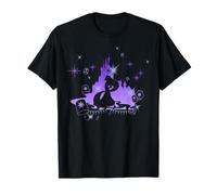 Disney Tangled Raiponce And Lanterns Castle Silhouette T-Shirt