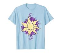 Disney Tangled Raiponce Sun Doodle T-Shirt, Homme, Bleu Céleste, S