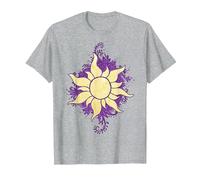 Disney Tangled Raiponce Sun Doodle T-Shirt, Homme, Gris Chiné, 6XL
