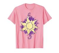Disney Tangled Raiponce Sun Doodle T-Shirt, Homme, Rose, XXL