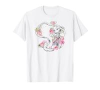 Disney Tangled Raiponce T-shirt imprimé floral T-Shirt