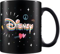 Disney - Tasse à café, arc-en-ciel PM5765 (taille unique) (Noir/Blanc)