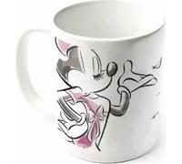 Disney - Tasse à café "Sweet" PM1644 (Taille unique) (Blanc/Rose/Noir)