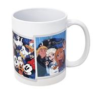 Disney Tasse à personnages Frozen Roi Lion Mickey Mouse Minnie Mouse Donald Duck Mug en céramique pour petit déjeuner goûter 325 ml