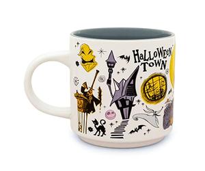 Disney Tasse empilable en céramique avec icônes L'Étrange Noël de monsieur Jack | Capacité : 370 ml