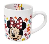 Disney Tasse Minnie Mouse Mickey Mouse, nœud en céramique, pour petit-déjeuner, goûter, 24 cl