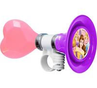 Disney Tataway Trompette de vélo Princesses pour Enfants avec Corps en métal et Pompe en Plastique Souple, Couleur Rose