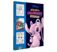 DISNEY TEENS - Atelier de coloriages - Angel et Stitch - Collectif - Hachette Disney - broché - Document jeunesse