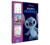 DISNEY TEENS - Atelier de coloriages - Je dessine Stitch - Collectif - Hachette Disney - broché - Document jeunesse