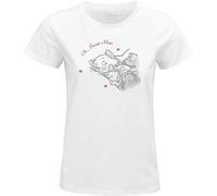 Disney « The Aristocats - Happy Mother's Day Duchesse » WODARISTS031 T-Shirt Femme, Blanc, Taille XXL