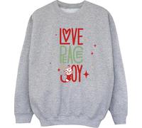 Disney - "The Aristocats Love Peace Joy" Sweatshirt für Mädchen BI6795 (104) (Grau)