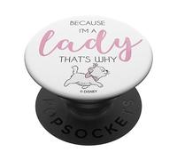 Disney The Aristocats Marie Because I'm A Lady That's Why PopSockets PopGrip Adhésif